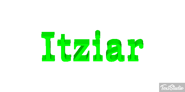 Itziar Efecto de texto