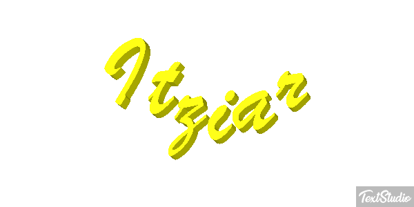 Itziar Efecto de texto