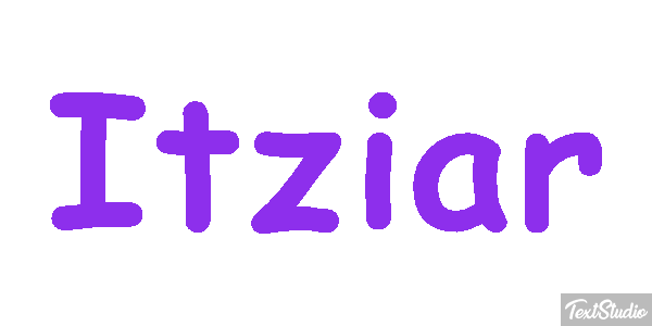 Itziar Efecto de texto