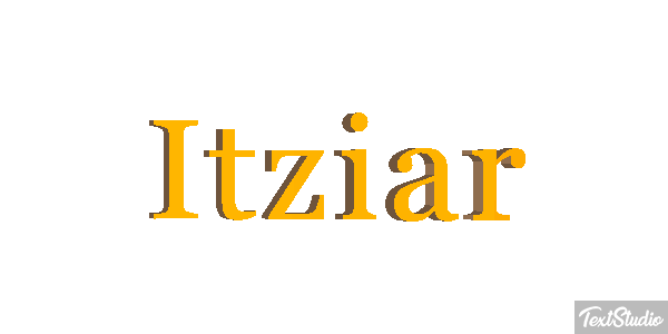 Itziar Efecto de texto