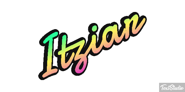 Itziar Efecto de texto