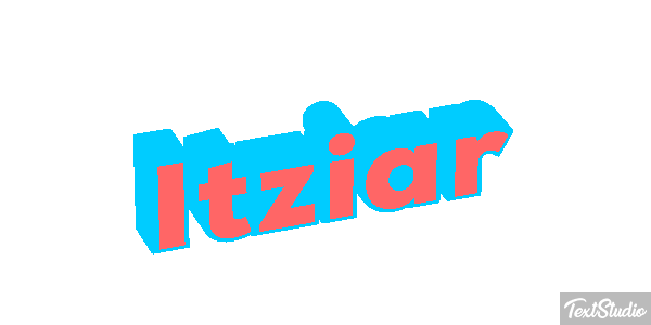 Itziar Efecto de texto