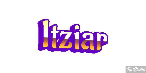 Itziar Efecto de texto