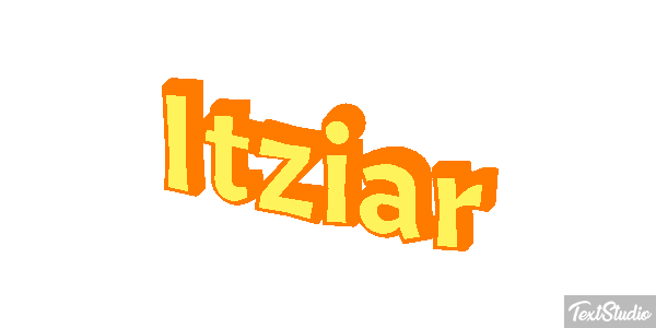 Itziar Efecto de texto