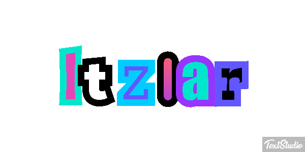 Itziar Efecto de texto