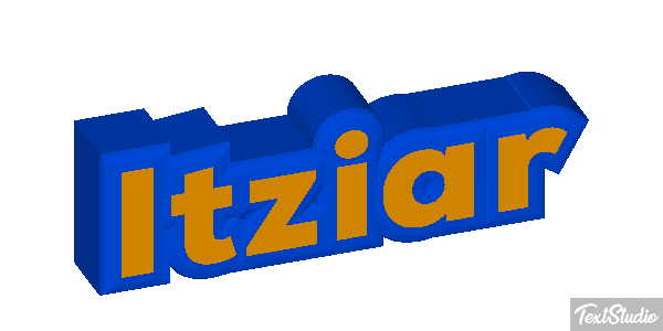 Itziar Efecto de texto