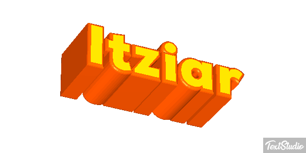 Itziar Efecto de texto