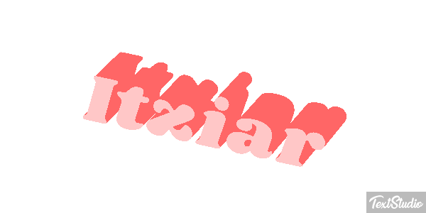 Itziar Efecto de texto