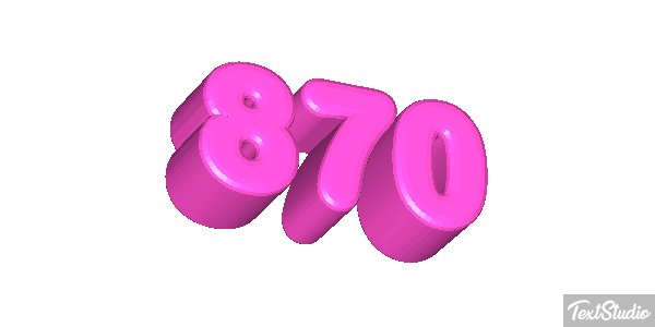 870 テキスト効果