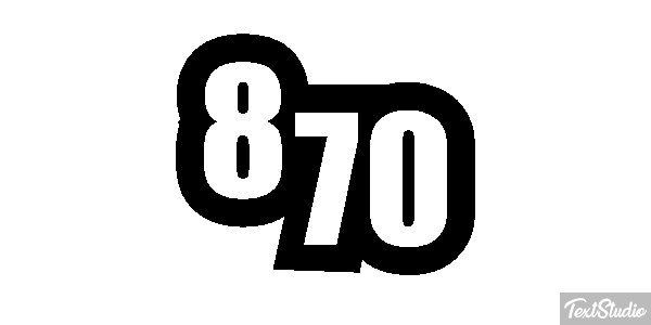 870 テキスト効果