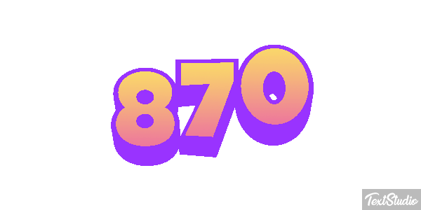 870 テキスト効果