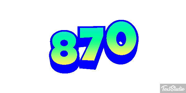 870 テキスト効果