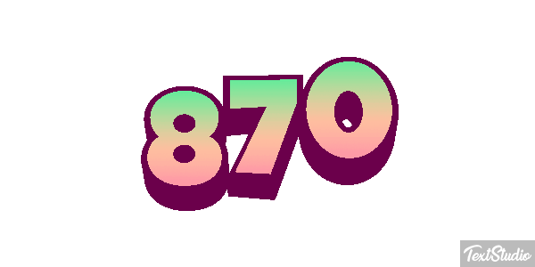 870 テキスト効果