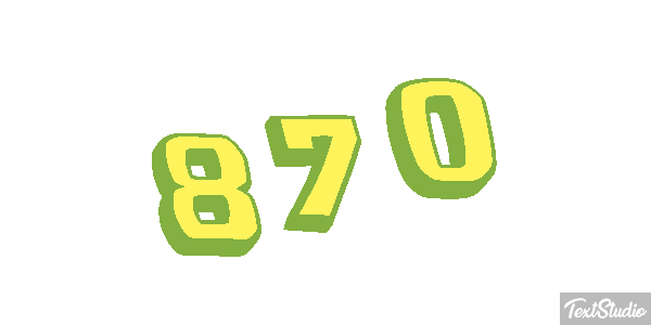 870 テキスト効果