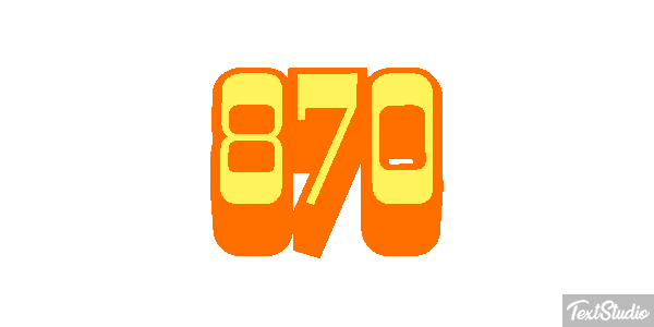 870 テキスト効果