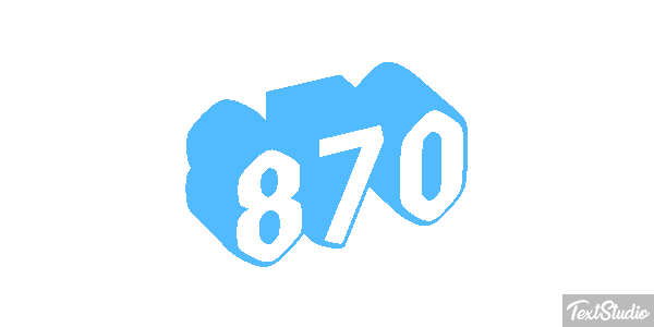 870 テキスト効果