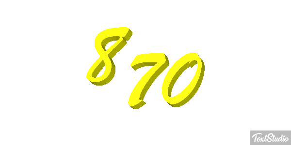 870 テキスト効果