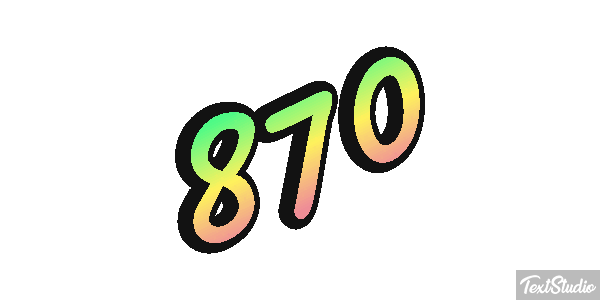 870 テキスト効果