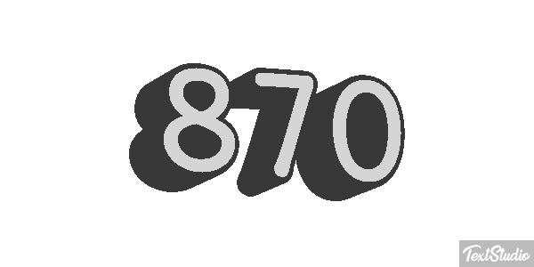 870 テキスト効果
