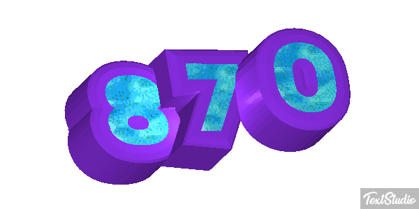 870 テキスト効果