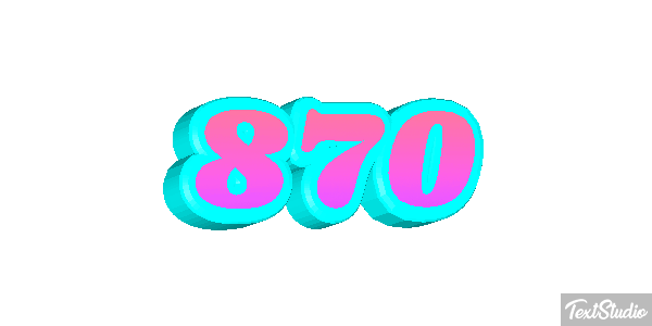 870 テキスト効果