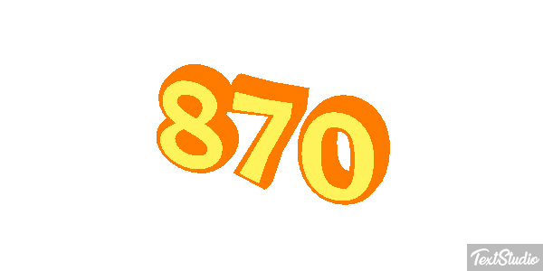870 テキスト効果