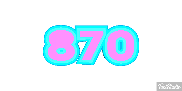 870 テキスト効果