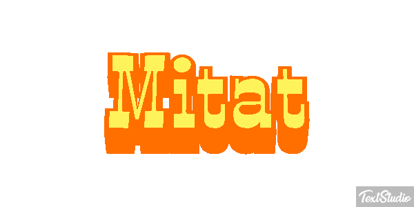 Mitat Текстовый эффект