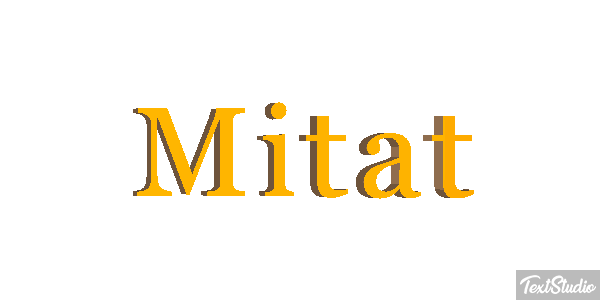 Mitat Текстовый эффект