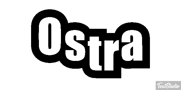 Ostra Efeito do texto