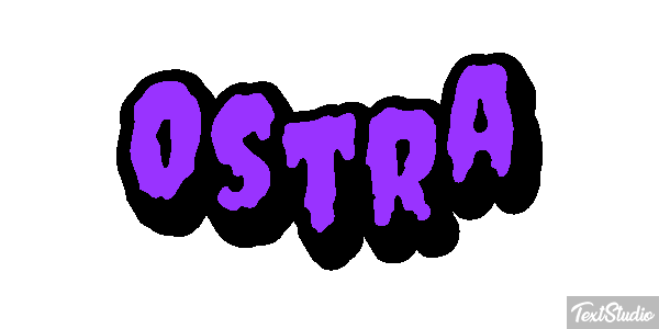 Ostra Efeito do texto