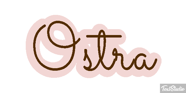 Ostra Efeito do texto