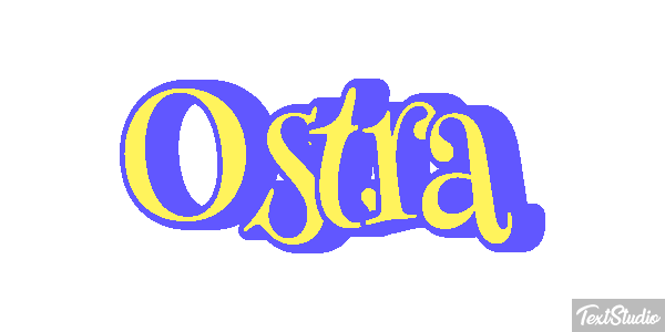 Ostra Efeito do texto