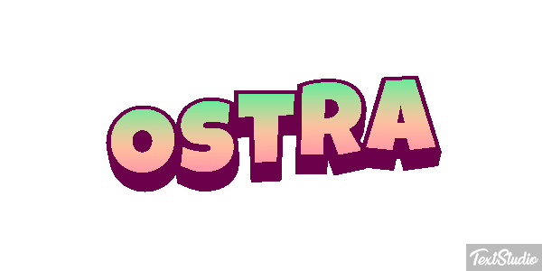 Ostra Efeito do texto