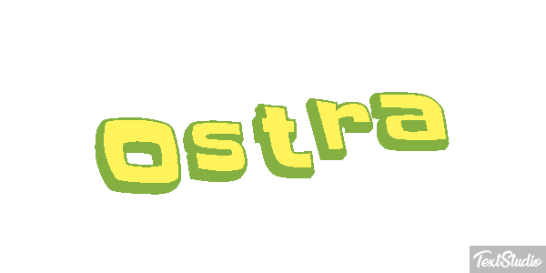 Ostra Efeito do texto