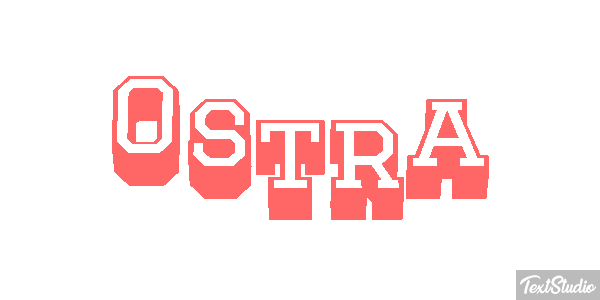 Ostra Efeito do texto