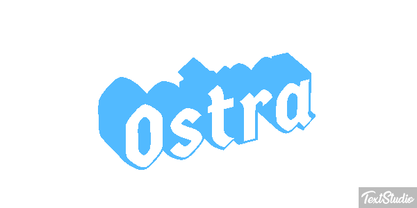 Ostra Efeito do texto