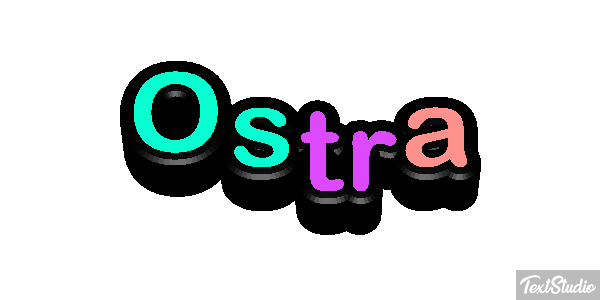 Ostra Efeito do texto