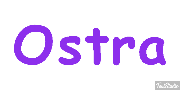 Ostra Efeito do texto
