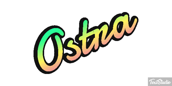 Ostra Efeito do texto