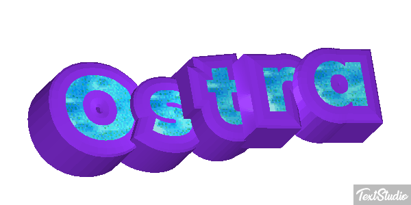 Ostra Efeito do texto