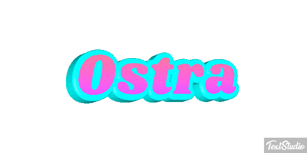 Ostra Efeito do texto