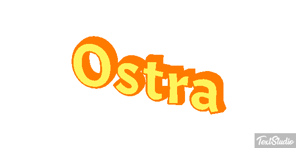 Ostra Efeito do texto