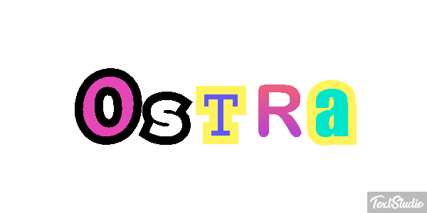 Ostra Efeito do texto