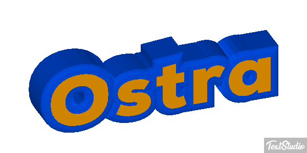 Ostra Efeito do texto