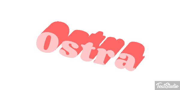 Ostra Efeito do texto