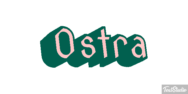 Ostra Efeito do texto