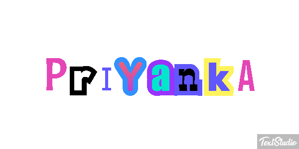 Priyanka Effetto testo