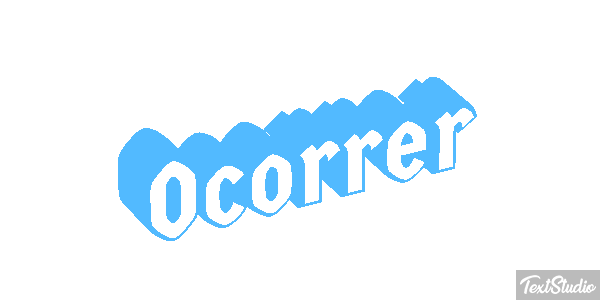Ocorrer Efeito do texto