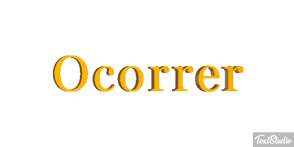 Ocorrer Efeito do texto